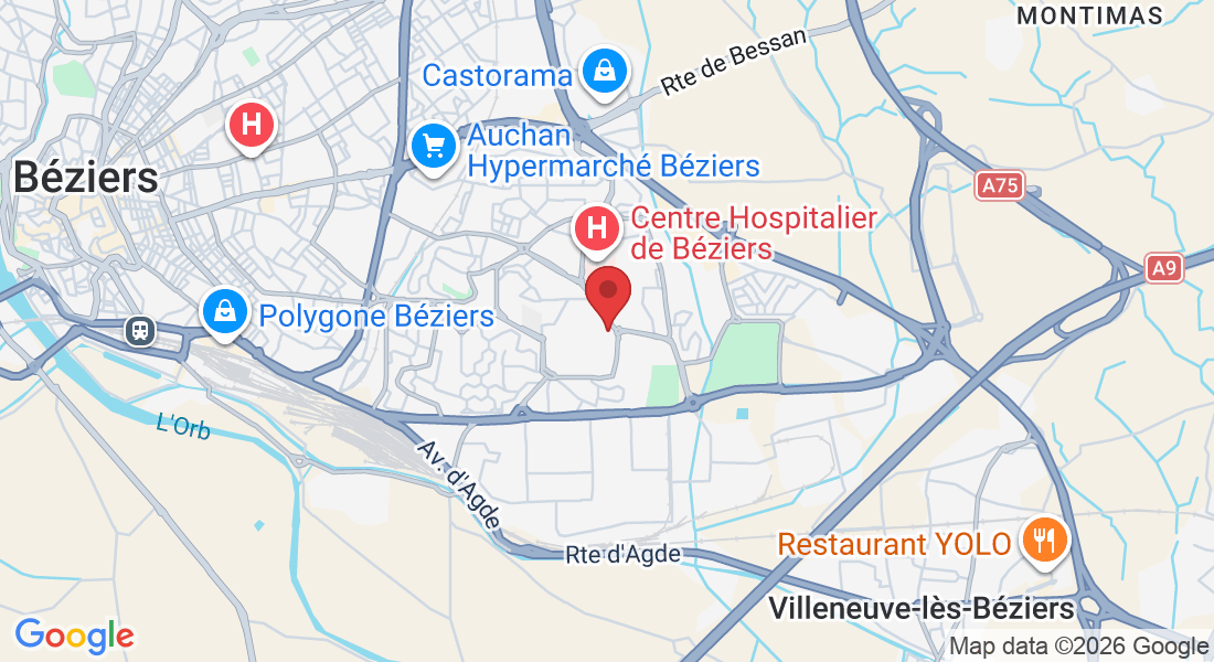 307 Rue Jacques Balmat, 34500 Béziers, France