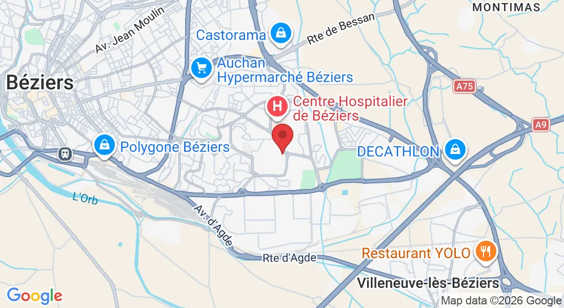 307 Rue Jacques Balmat, 34500 Béziers, France