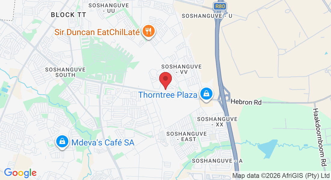5720 Tshega St, Soshanguve - VV, Pretoria, 0152, South Africa