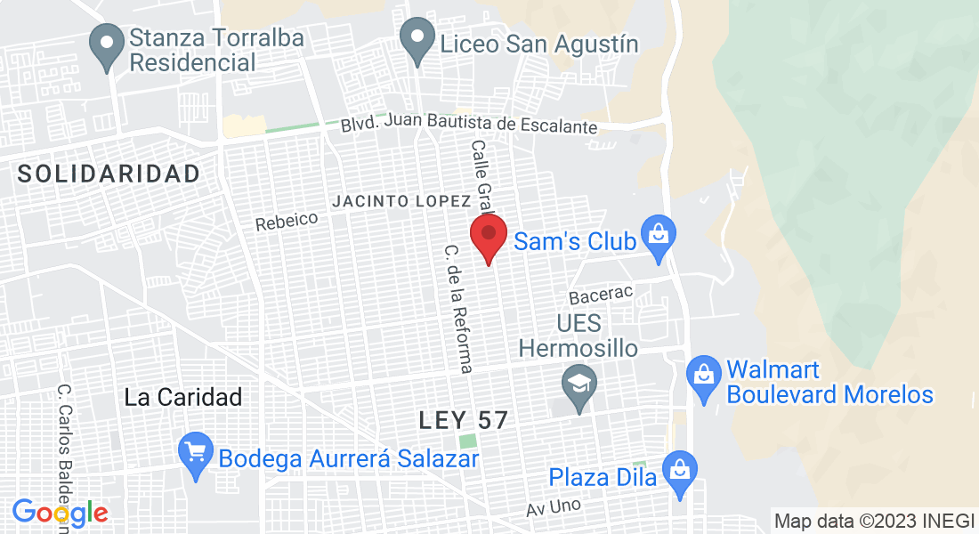 San Pedro 250, Lopez Portillo, 83104 Hermosillo, Son., Mexico