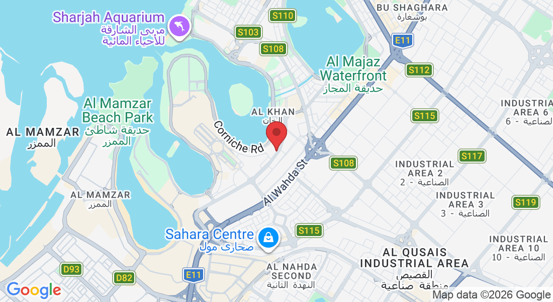 الرئيسي - Al Taawun St - مقابل مستشفى اوريانا - Al Khan - Sharjah - United Arab Emirates
