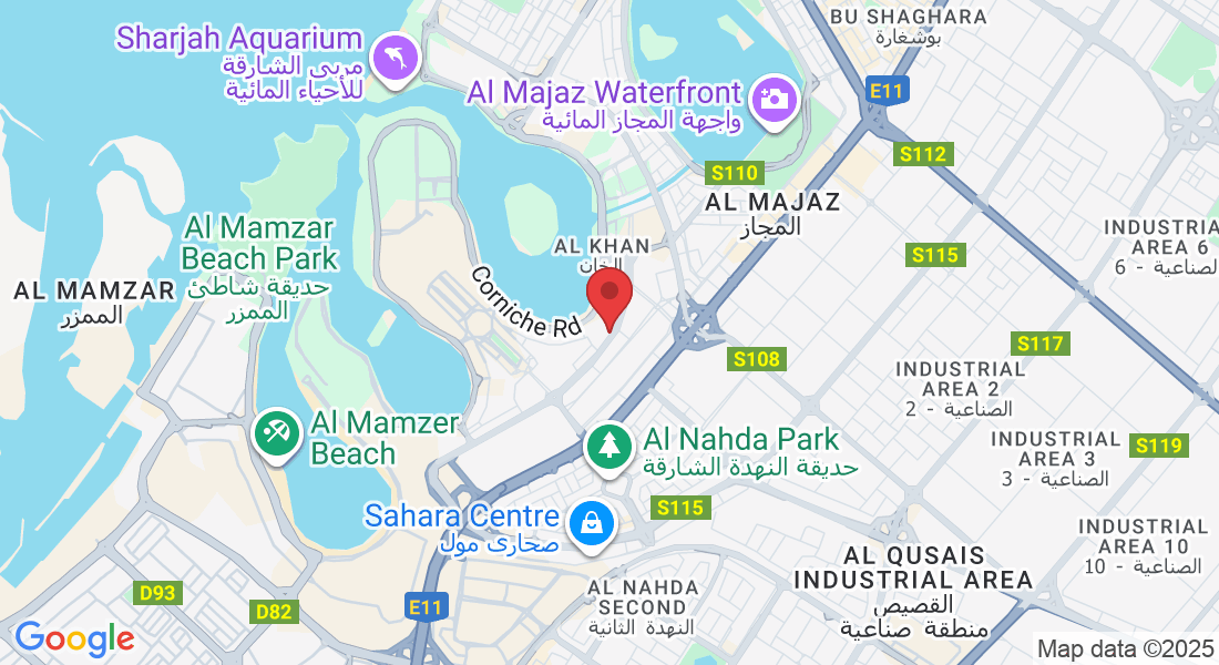 الرئيسي - Al Taawun St - مقابل مستشفى اوريانا - Al Khan - Sharjah - United Arab Emirates