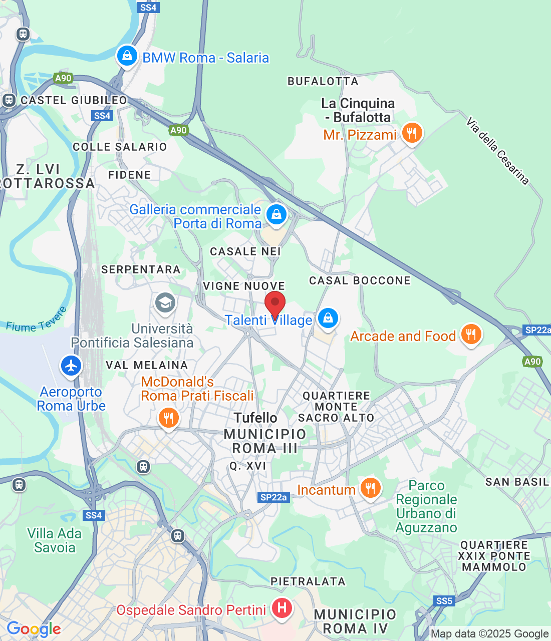 Via Filoteo Alberini, 25/int 12, 00139 Roma RM, Italia