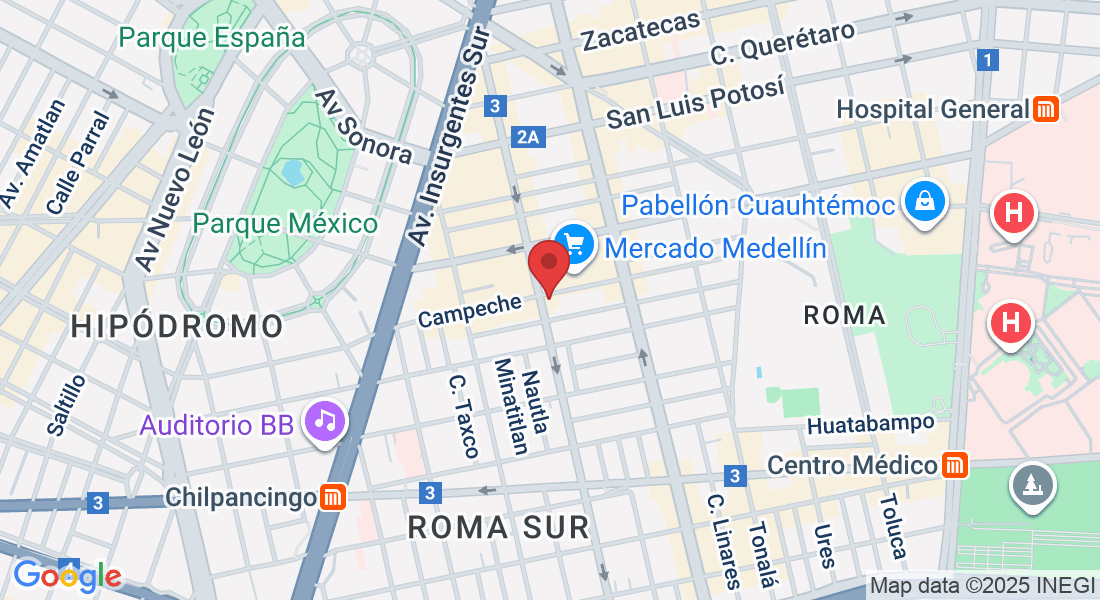 Campeche 122-Local C, Roma Sur, Cuauhtémoc, 06760 Ciudad de México, CDMX, Mexico