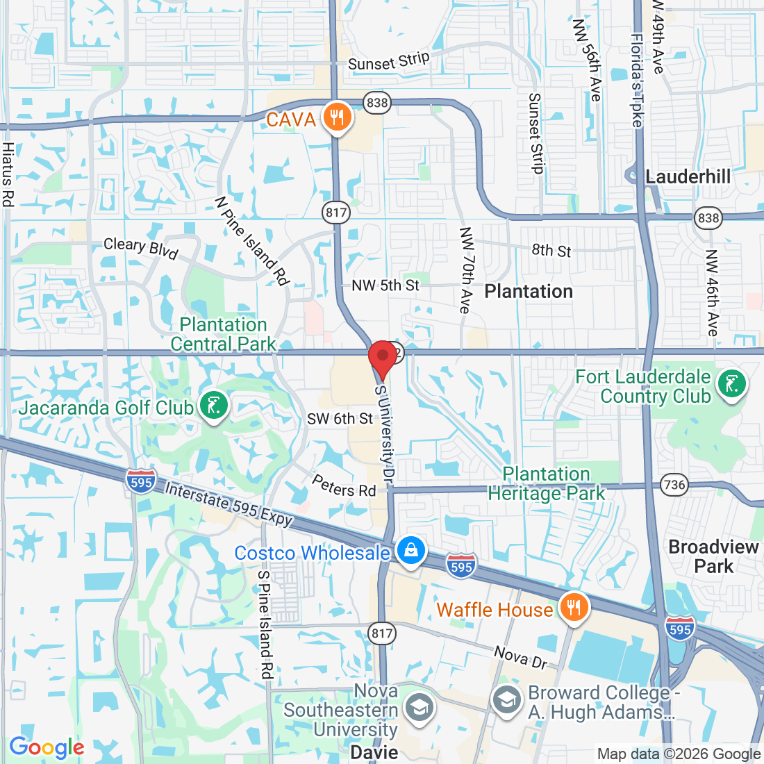 282 S University Dr, Plantation, FL 33324, USA
