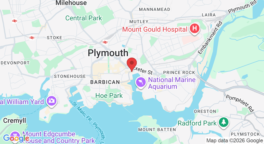 40 Bretonside, Plymouth PL4 0AU, UK