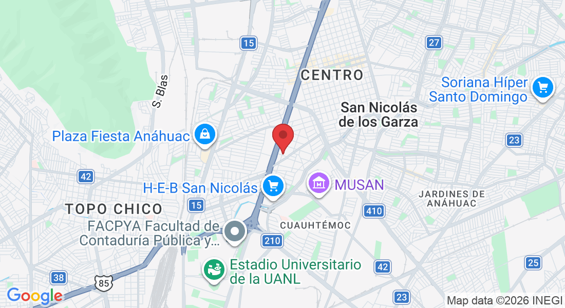 Torreón 526, Chapultepec, 66450 San Nicolás de los Garza, N.L., México