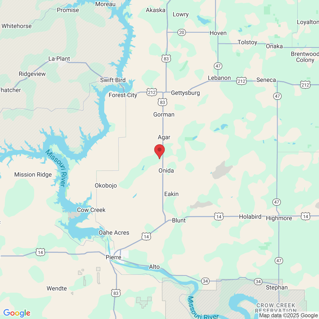 30310 182nd St, Onida, SD 57564, USA