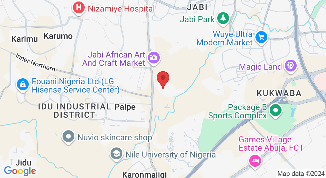 Third Ave, Jabi 900108, Federal Capital Territory, Nigeria