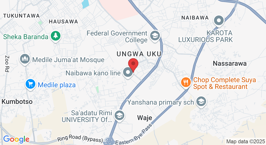 No 76, Yar Akwa Al-maghili Street, Naibawa, Kano 700231, Kano, Nigeria