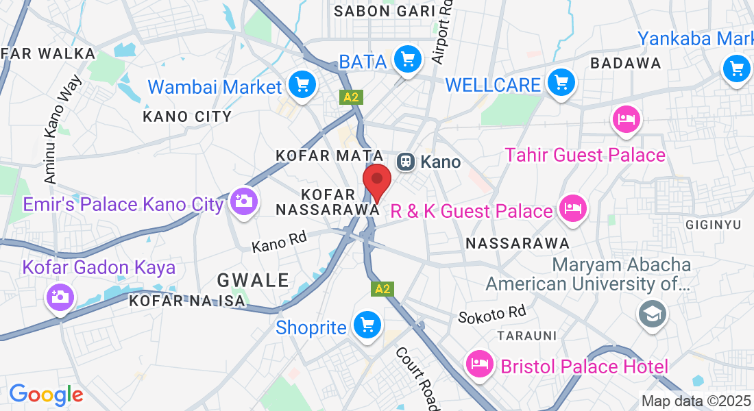 7, BY Civic Center Rd, Ajasa Road, Kofar Nassarawa, Kano 700211, Kano, Nigeria