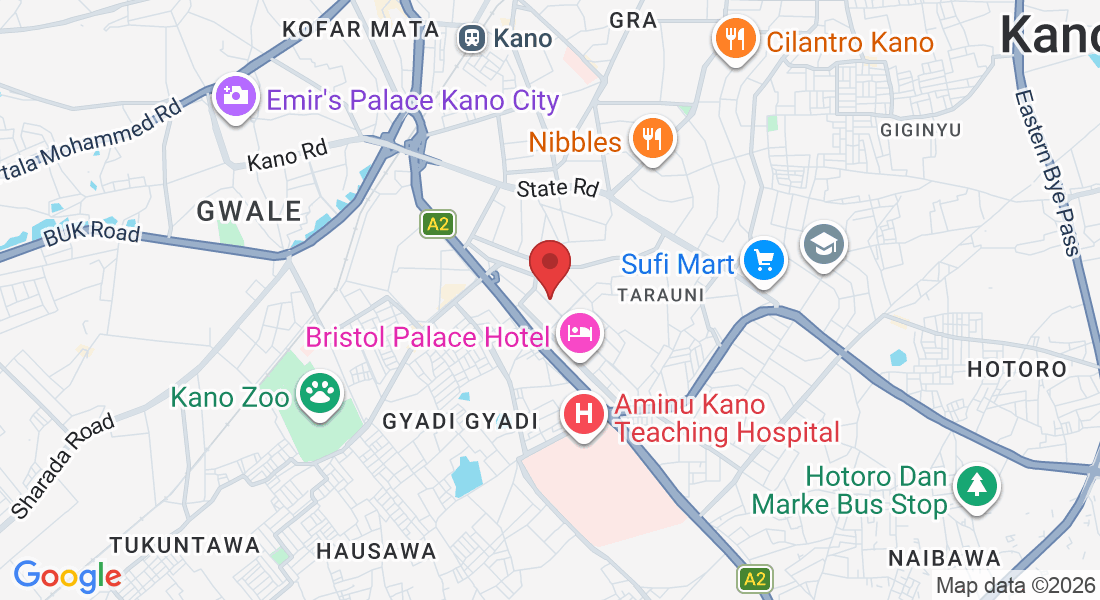Justice Mustapha Dahiru Avenu, Farm Center, Tarauni, Kano 700223, Kano, Nigeria
