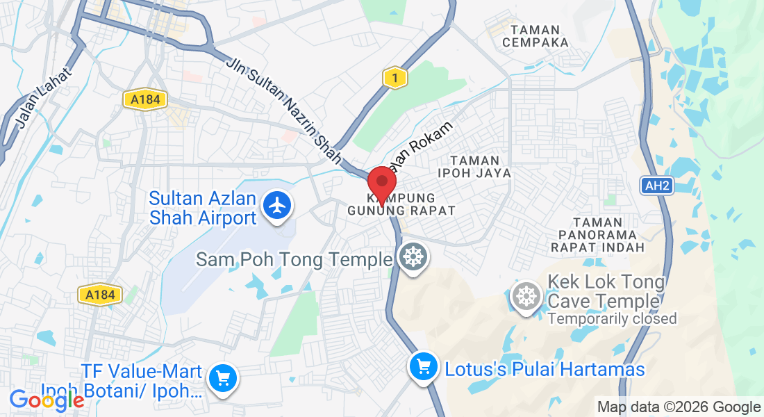 73A, Jalan Lapangan Terbang, Medan Gopeng, 31350 Ipoh, Perak, Malaysia