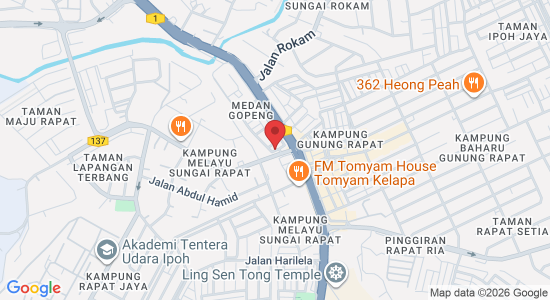 73A, Jalan Lapangan Terbang, Medan Gopeng, 31350 Ipoh, Perak, Malaysia