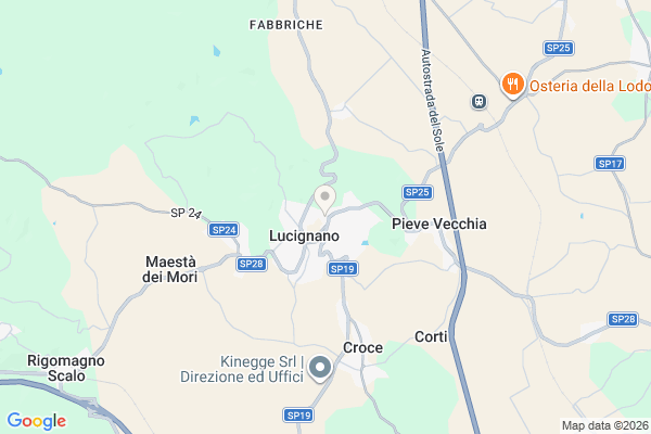 Via Roma, 102, 52046 Lucignano AR, Italy