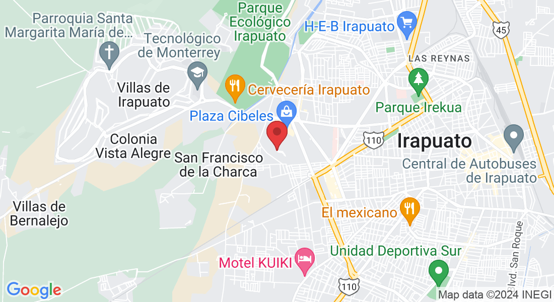 Las Villas 690-740, Quinta las Villas, 36643 Irapuato, Gto., Mexico