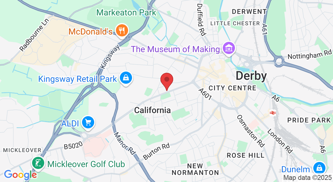 Uttoxeter New Rd, Derby DE22 3WZ, UK