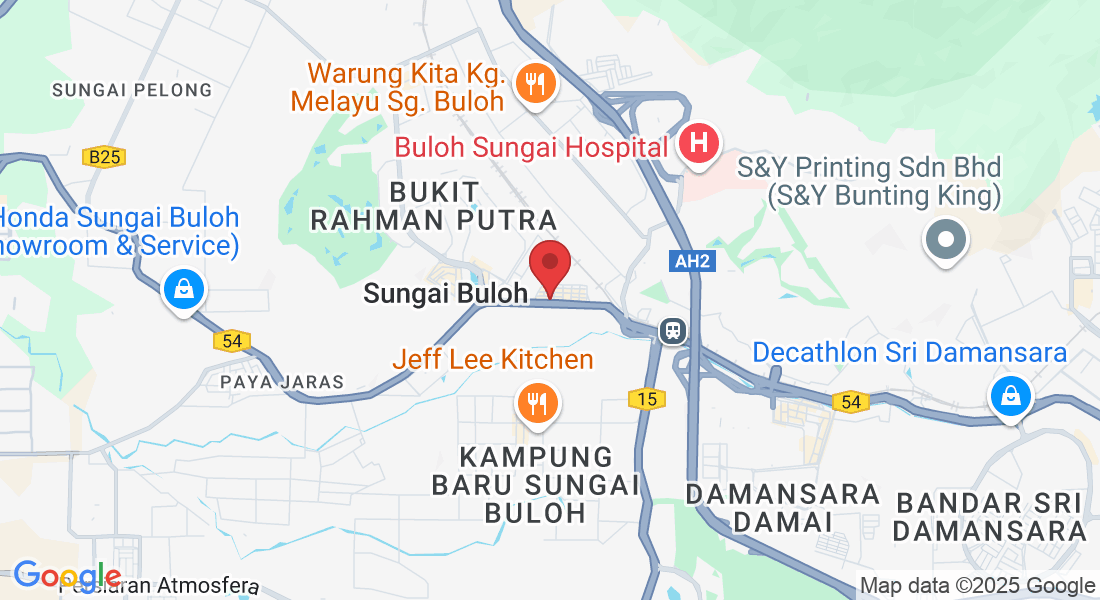 75-G, Jalan Nautika A U20/A, Pusat Komersial Tsb, 40160 Sungai Buloh, Selangor, Malaysia