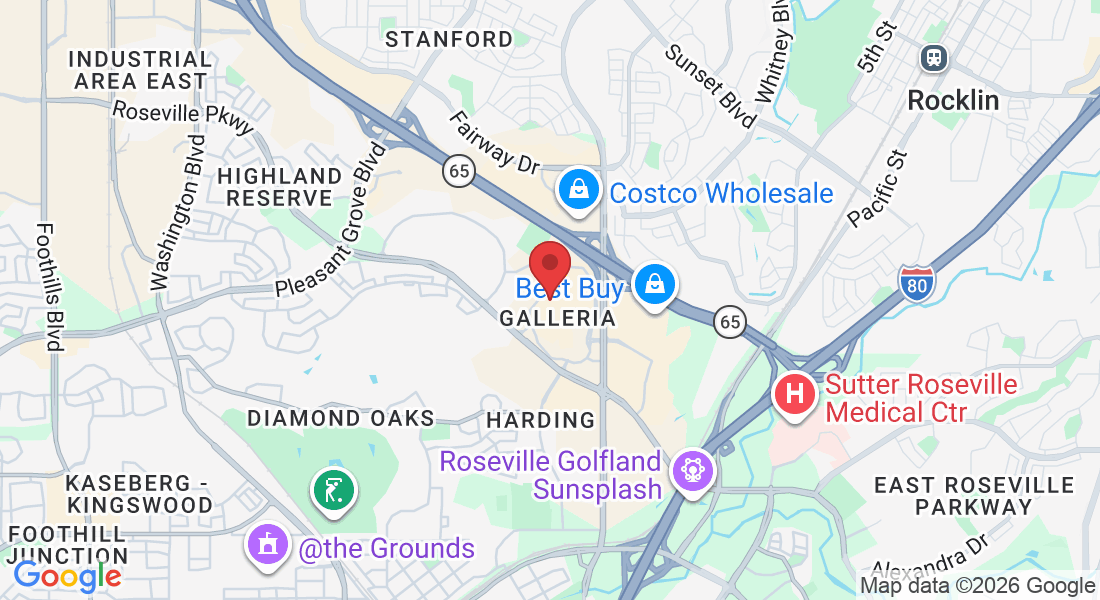 1191 Galleria Blvd, Roseville, CA 95678, USA