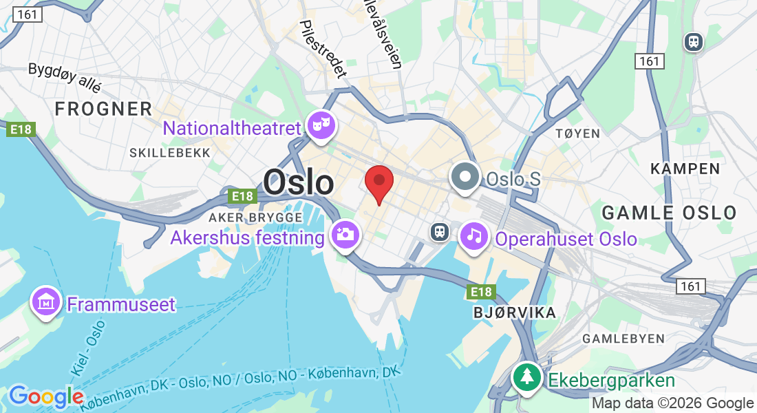 Nedre Slottsgate 4 M, 0157 Oslo, Norge