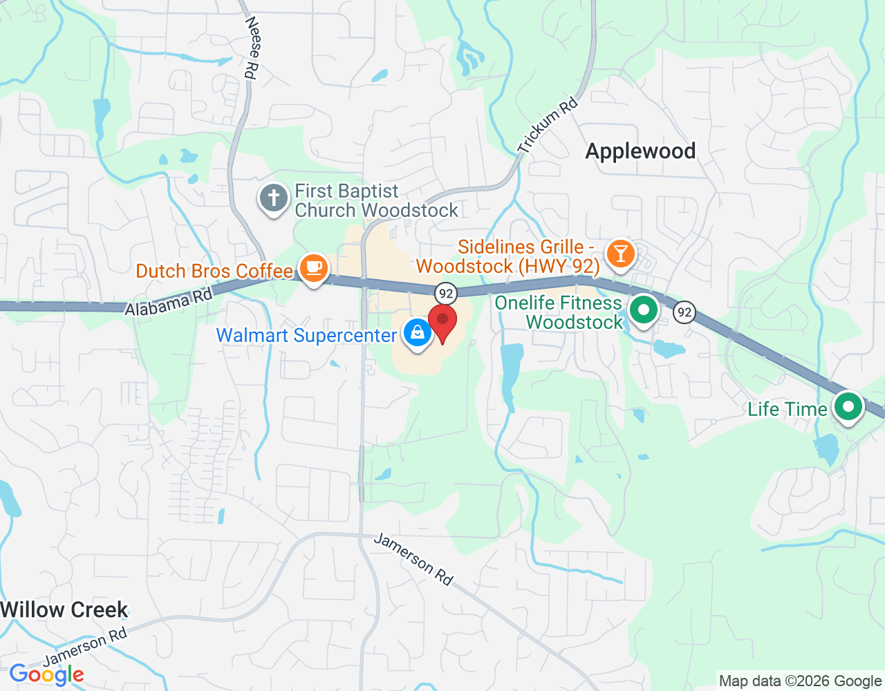 12184 GA-92, Woodstock, GA 30188, USA