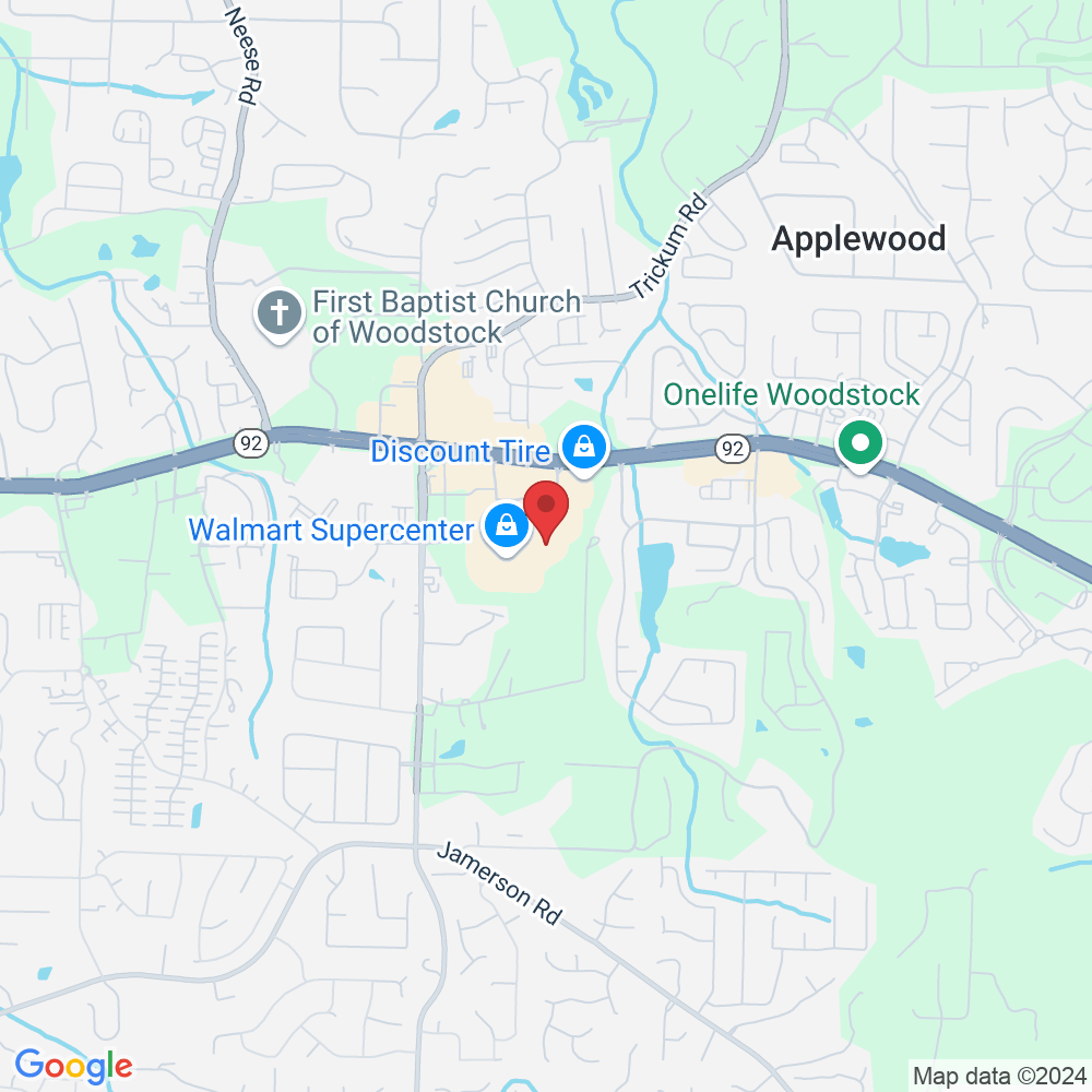 12184 Hwy 92 suite 110, Woodstock, GA 30188, USA