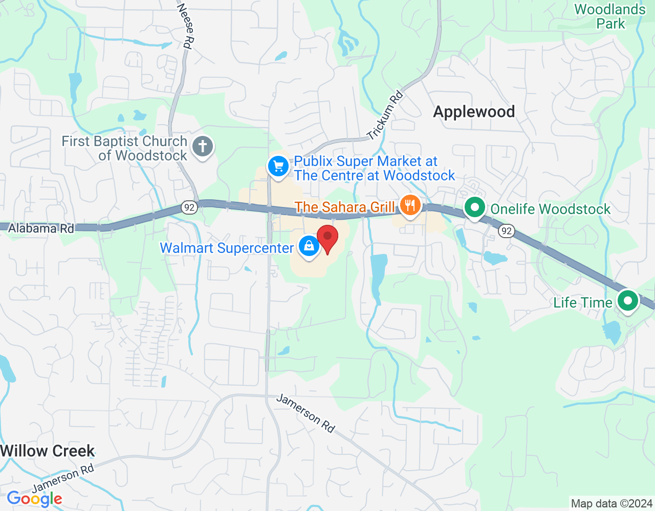 12184 Hwy 92 suite 110, Woodstock, GA 30188, USA