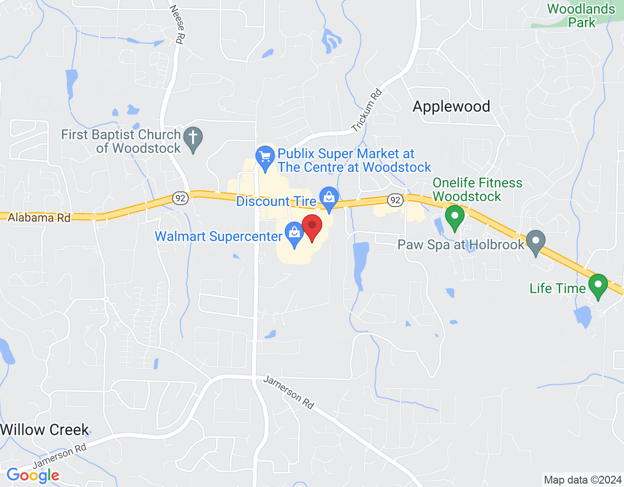12184 Hwy 92 suite 110, Woodstock, GA 30188, USA