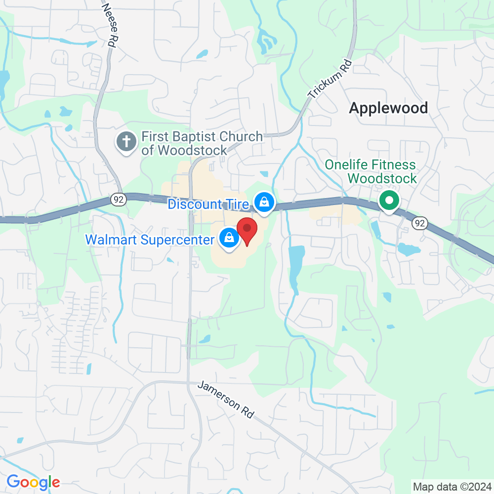 12184 Hwy 92 suite 110, Woodstock, GA 30188, USA