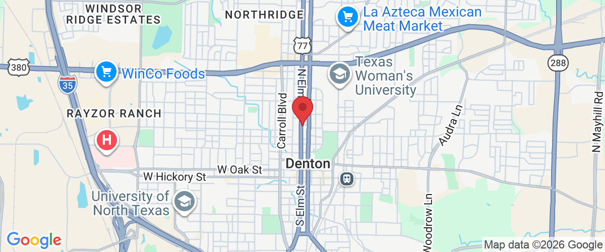 820 N Elm St, Denton, TX 76201, USA
