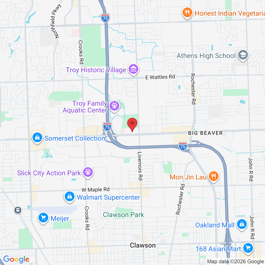 100 W Big Beaver Rd, Troy, MI 48084, USA