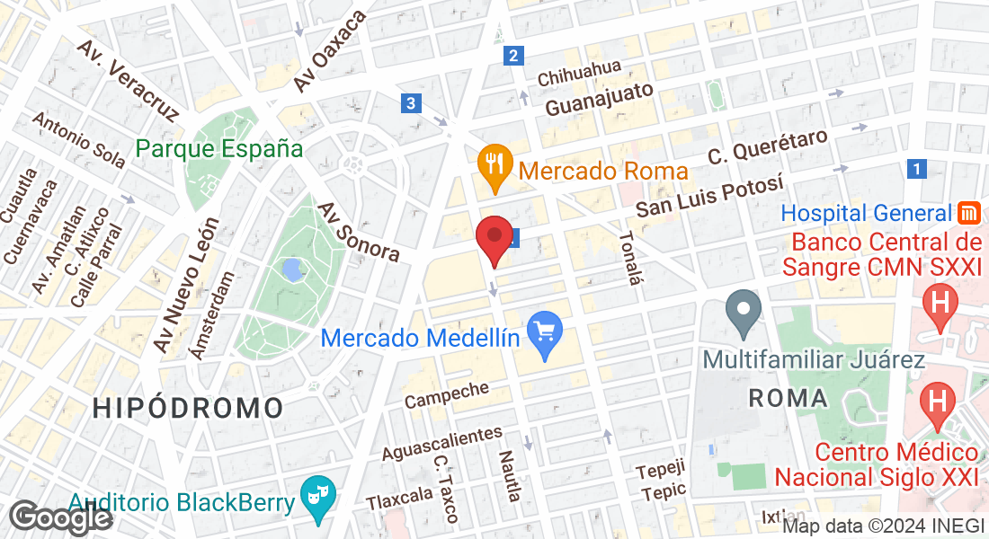Medellín 190-1er piso, Roma Nte., Cuauhtémoc, 06700 Ciudad de México, CDMX, Mexico