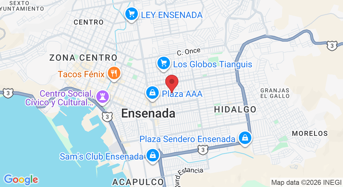Calz. Cortez 206, Independencia, 22840 Ensenada, B.C., México