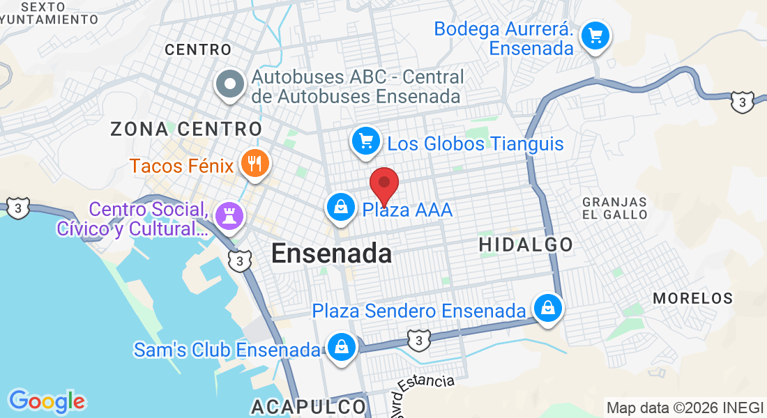 Calz. Cortez 206, Independencia, 22840 Ensenada, B.C., México