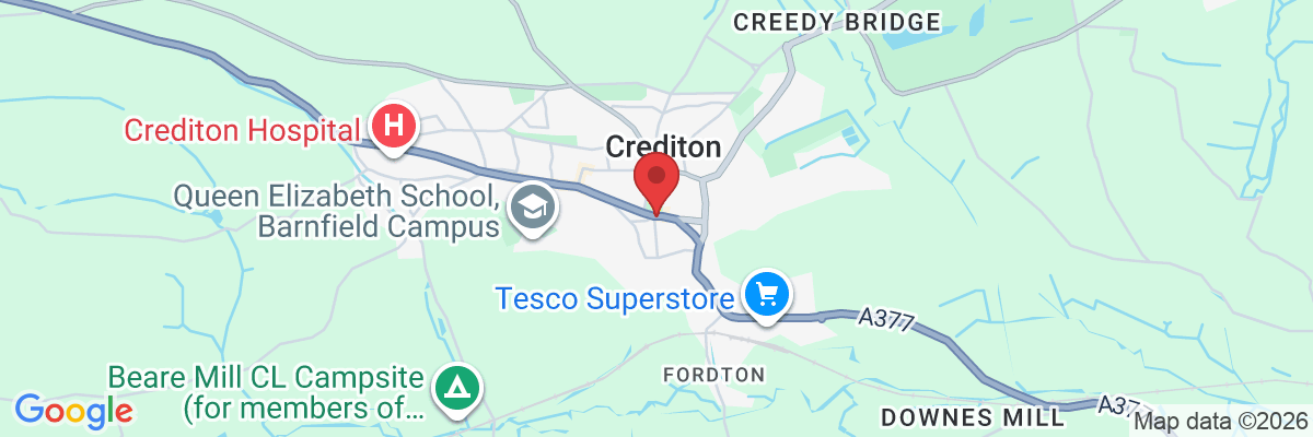 31 East St, Crediton EX17 3AX, UK