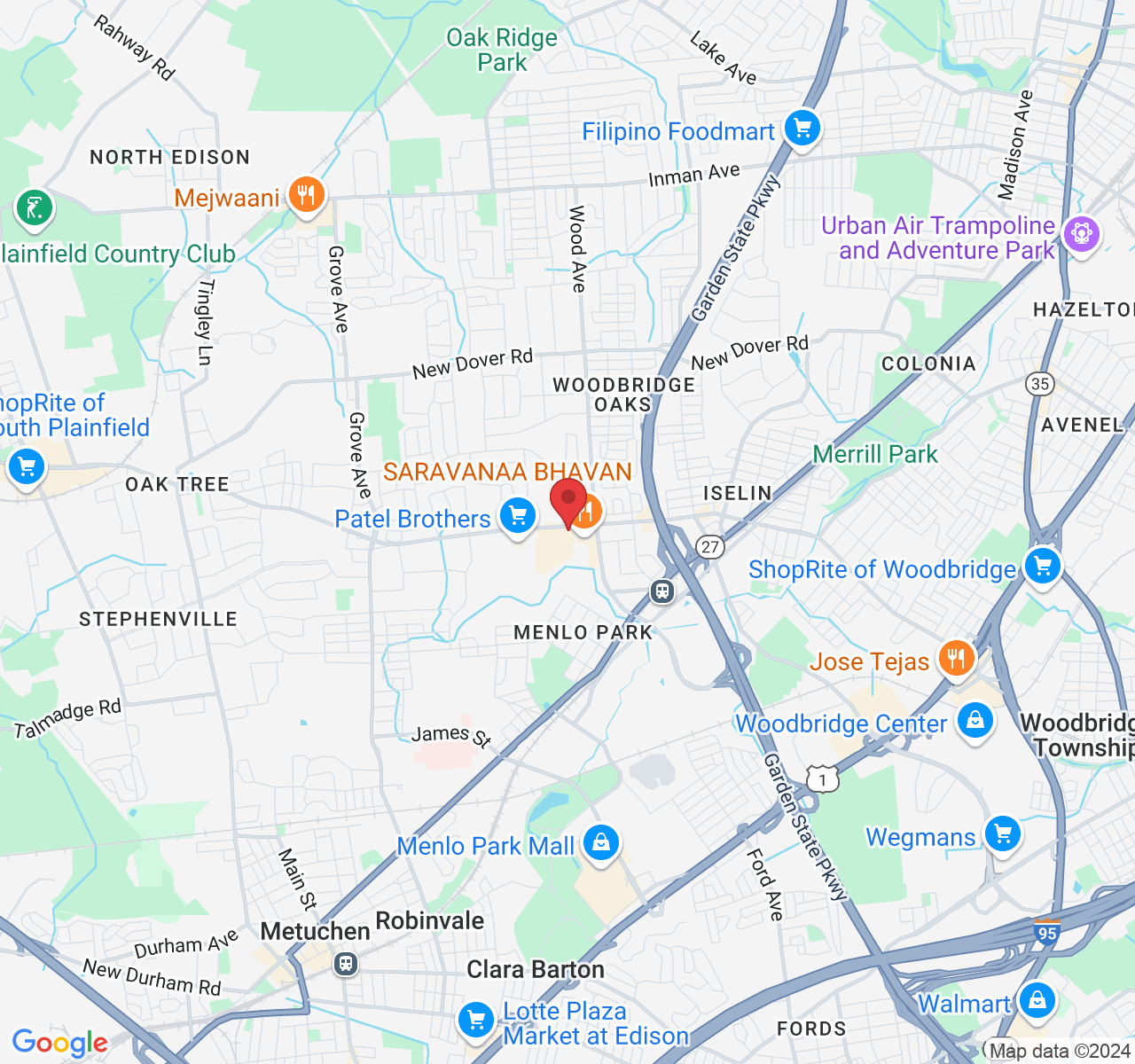 1655 Oak Tree Rd, Edison, NJ 08820, USA