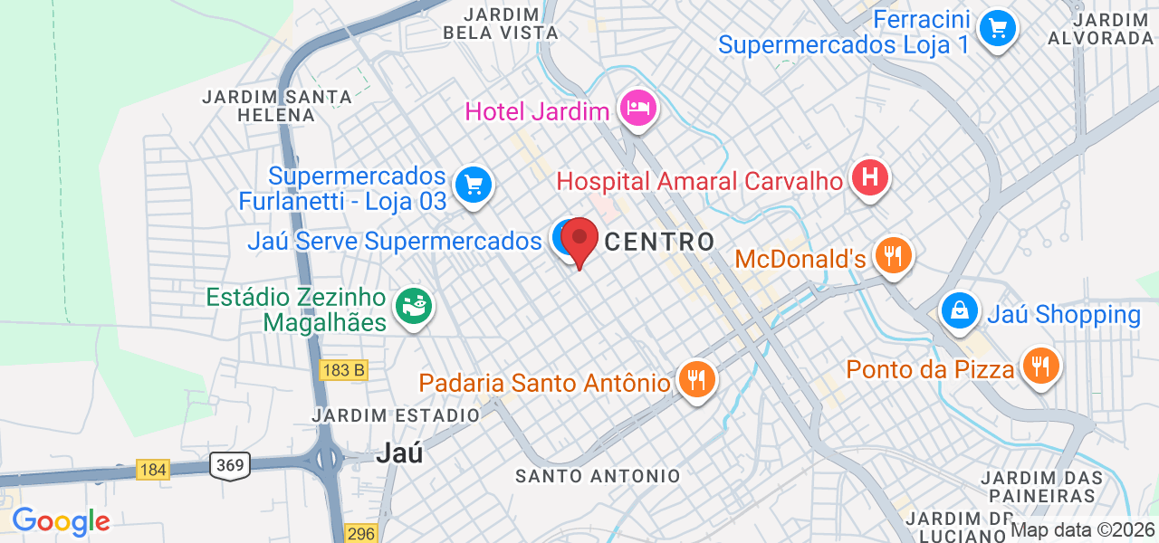 R. Dr. João Leite, 727 - Centro, Jaú - SP, 17201-090, Brasil