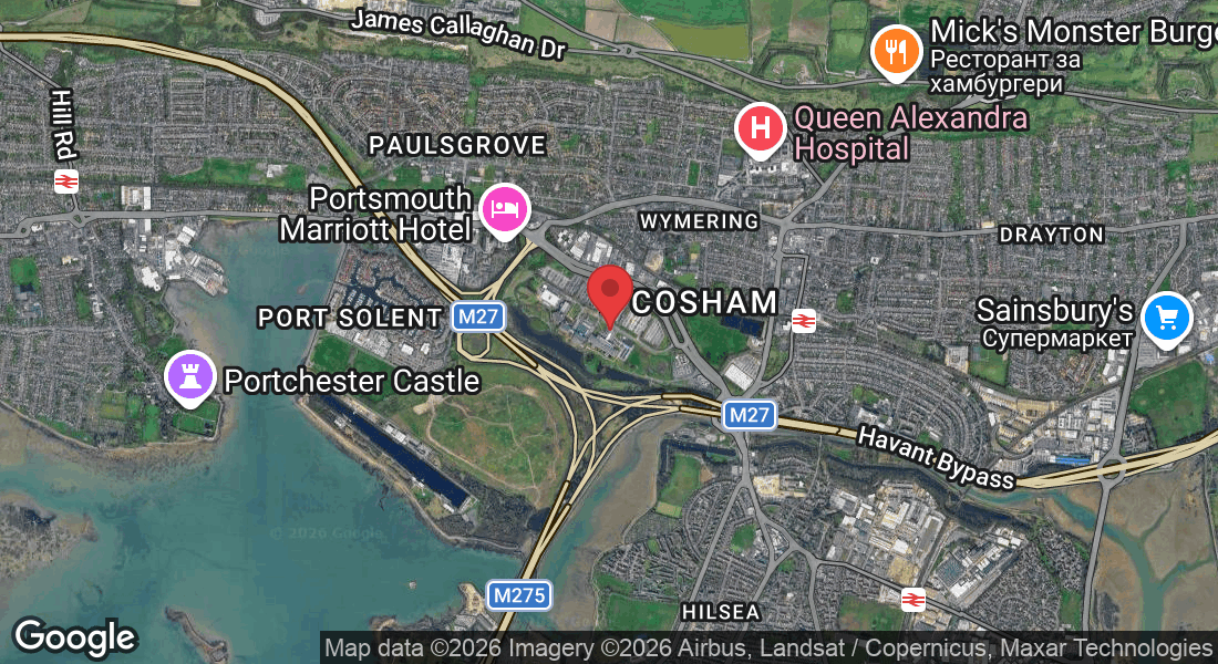 Unit D, Western Rd, Cosham, Portsmouth PO6 3EN, Великобритания