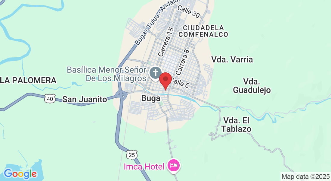 Cl 1 #10-17, Guadalajara de Buga, Valle del Cauca, Colombia