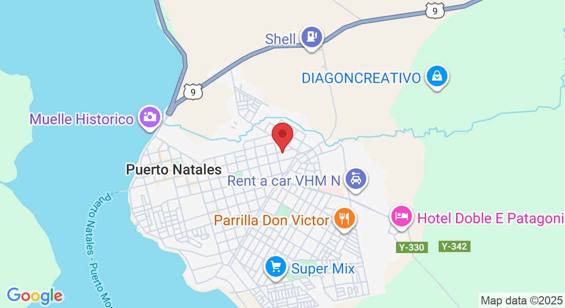 Manuel Bulnes 1423, 6160000 Puerto Natales, Natales, Magallanes y la Antártica Chilena, Chile