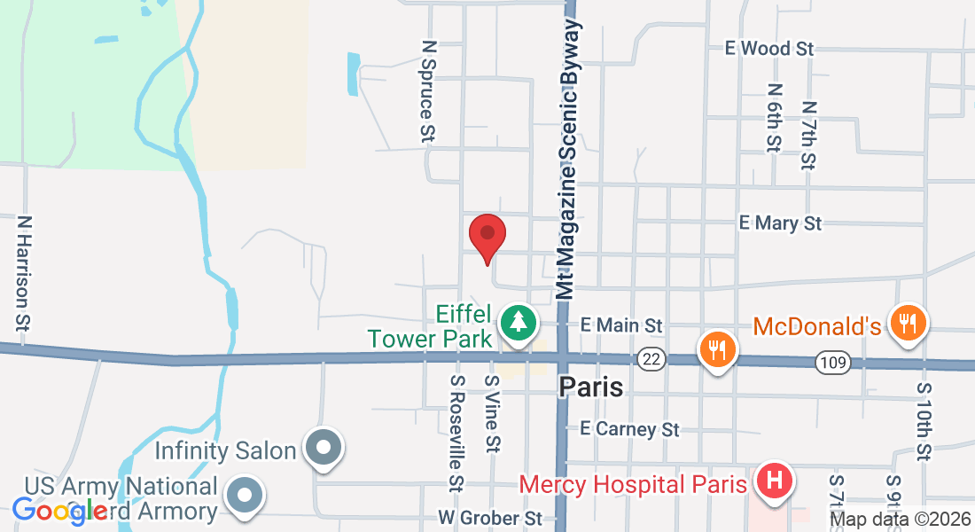 206 N Vine St, Paris, AR 72855, USA