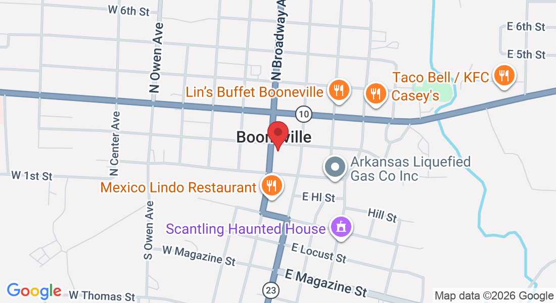 172 N Broadway Ave, Booneville, AR 72927, USA