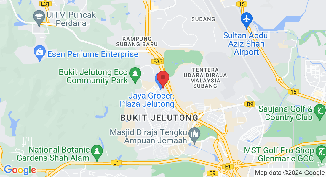 Plaza Jelutong, 5c, Persiaran Gerbang Utama, Bukit Jelutong, 40150 Shah Alam, Selangor, Malaysia