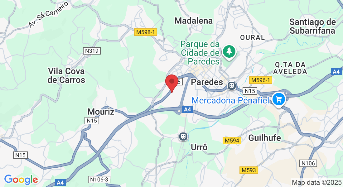 Av. dos Bombeiros Voluntários, 4580-053 Paredes, Portugal