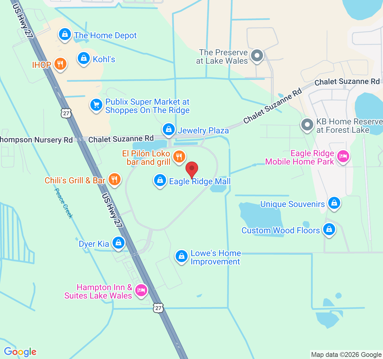 955 Eagle Ridge Drive &, US-27, Lake Wales, FL 33859, USA