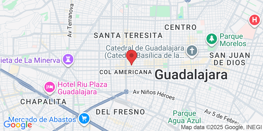 Av. Ignacio L Vallarta 1370, Col Americana, Americana, 44600 Guadalajara, Jal., México