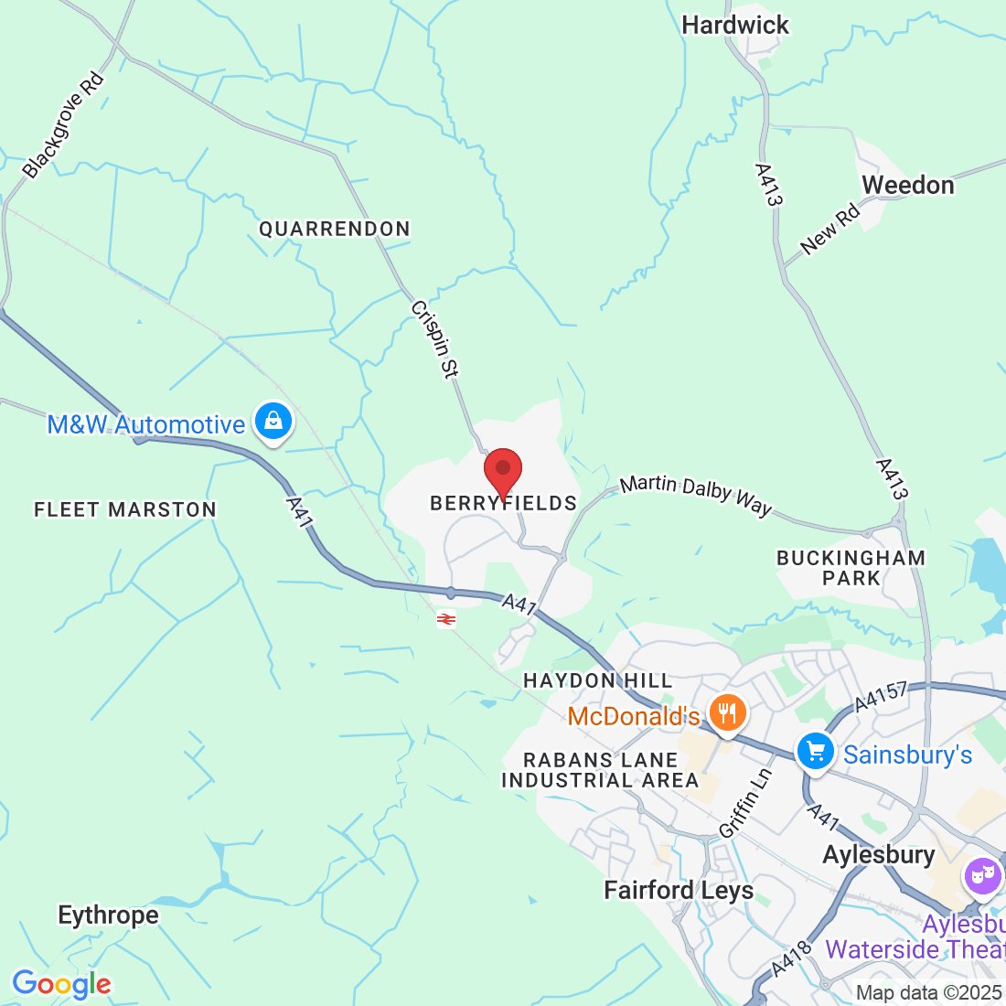 Berryfields, Aylesbury HP18 0HZ, UK