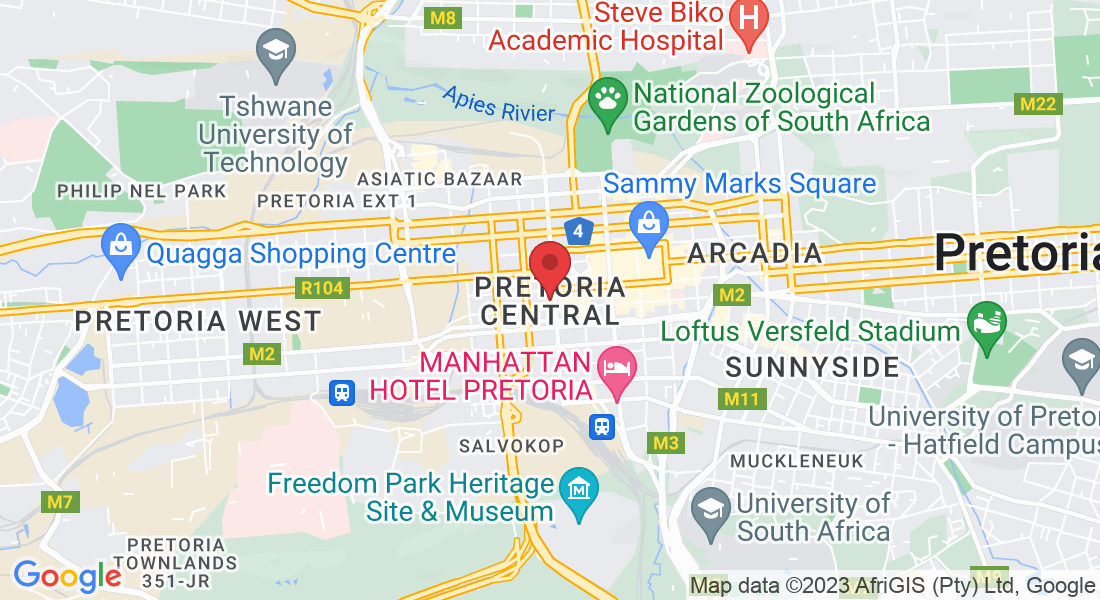 Pretoria Central, Pretoria, 0001, South Africa