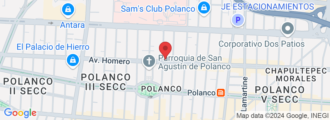 Av. Homero 835, Polanco, Polanco IV Secc, Miguel Hidalgo, 11550 Ciudad de México, CDMX, México