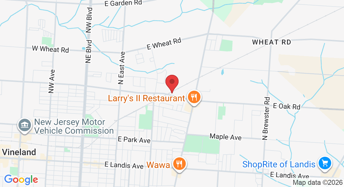 1280 E Oak Rd, Vineland, NJ 08360, USA